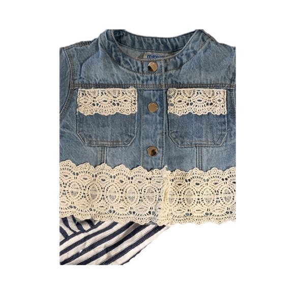 Mayoral Dress & Denim‎ Jacket Bundle - Picture 6 of 9